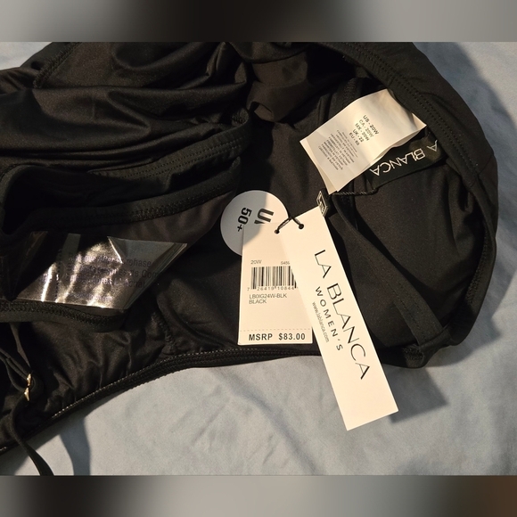 La Blanca Island Goddess Shirred Side Women's Bathing Suit #676 - Picture 4 of 9